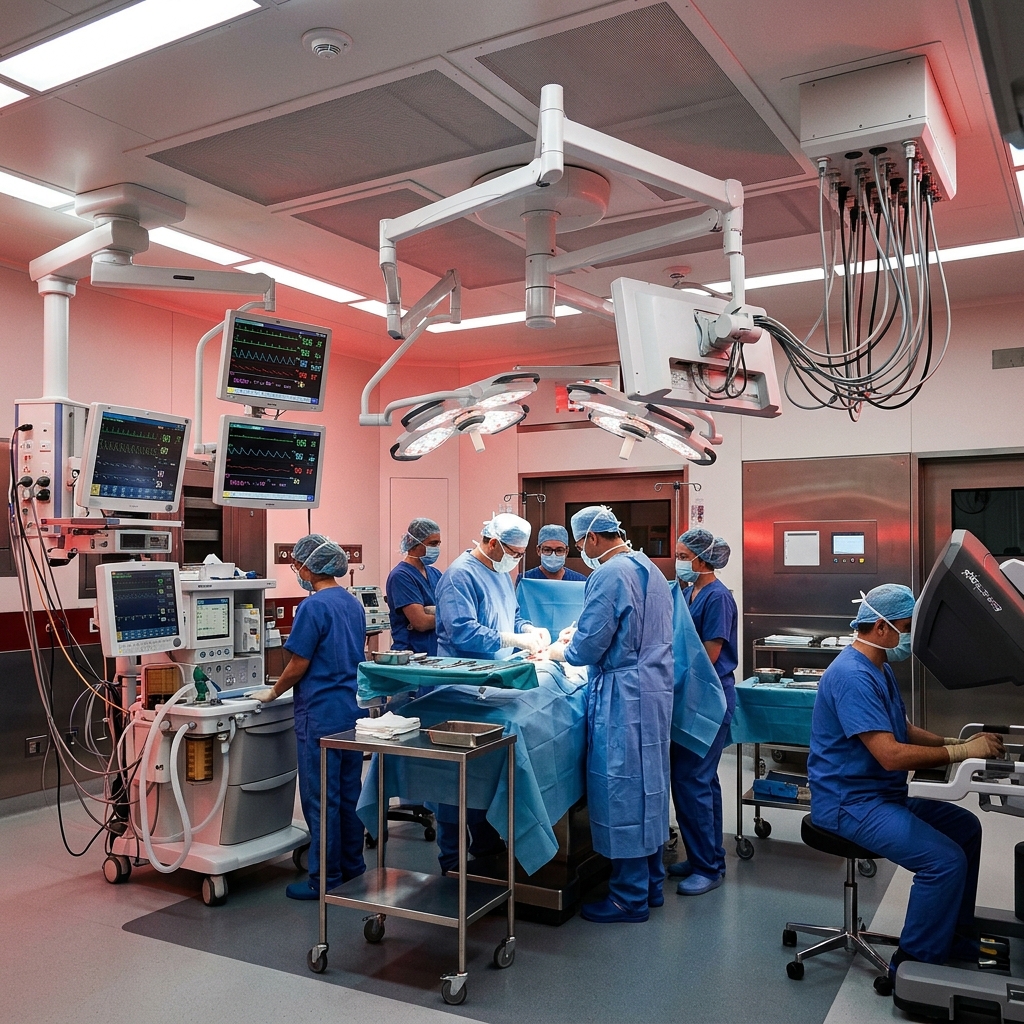 Modern Medical Operating Theater